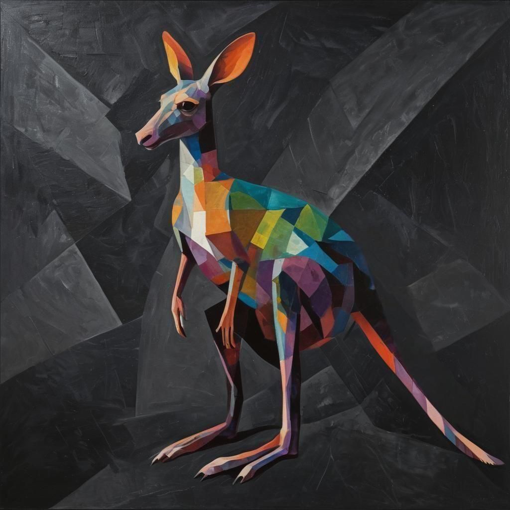 Cubism Kangaroo