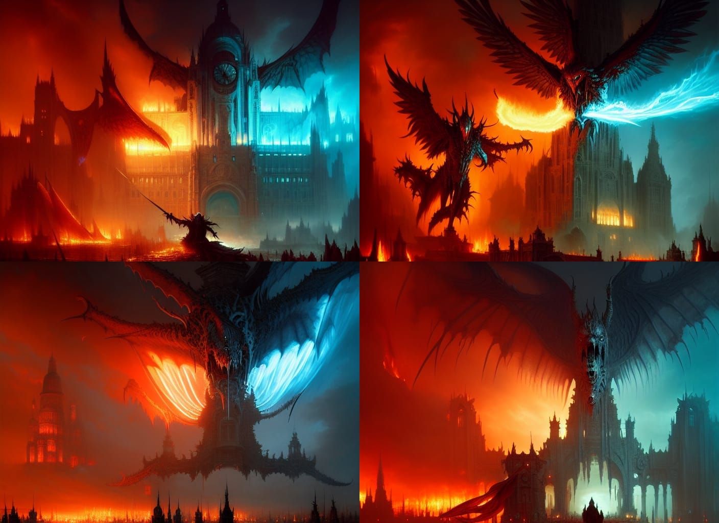 Epic Spawn from Hell in Dark Fantasy Art