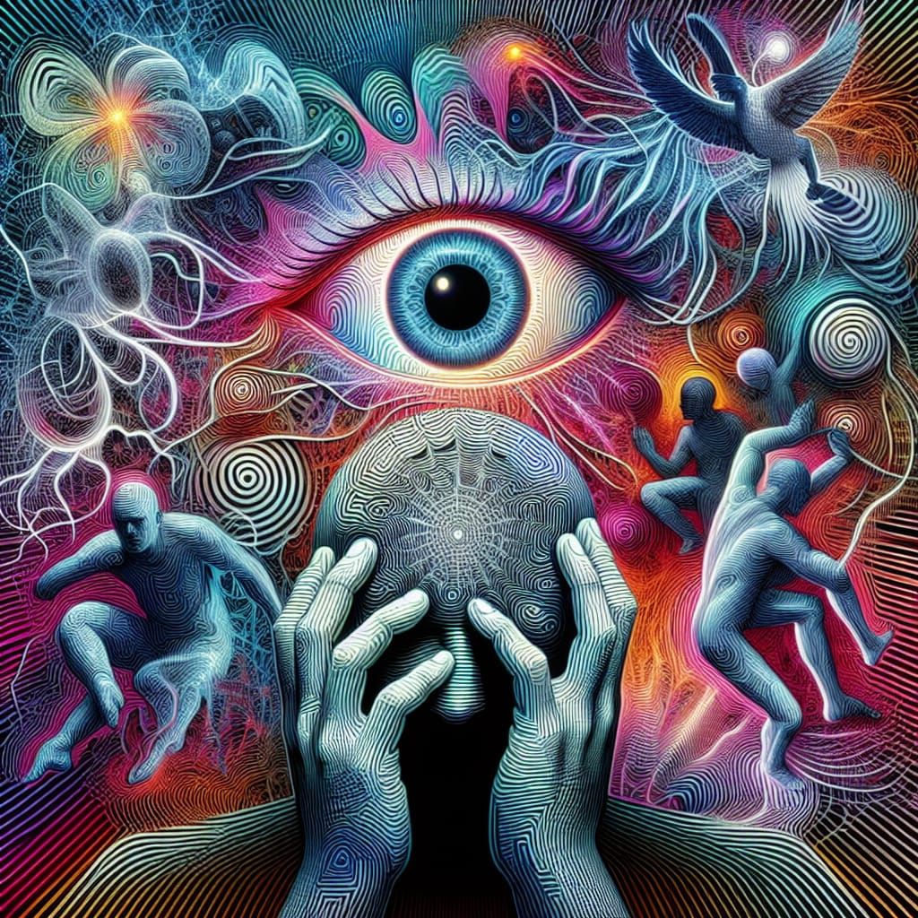 Paranoia-Induced Psychosis: A Visual Representation