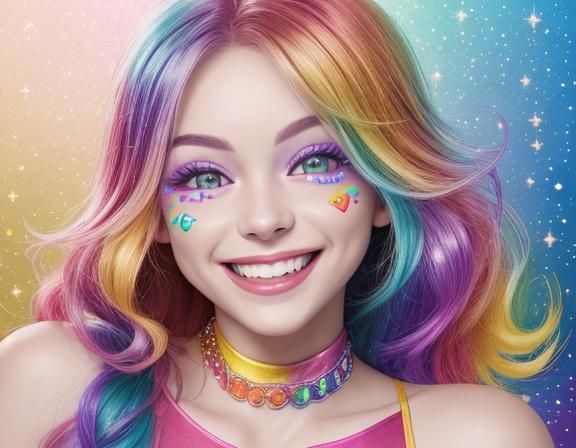 In a rainbow mood tonight lol