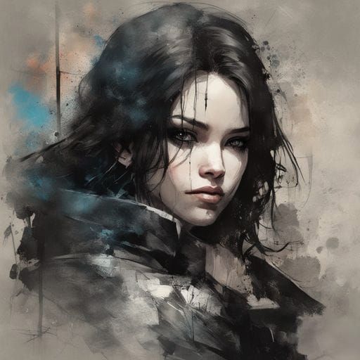 Yennefer Portrait Generated by AI