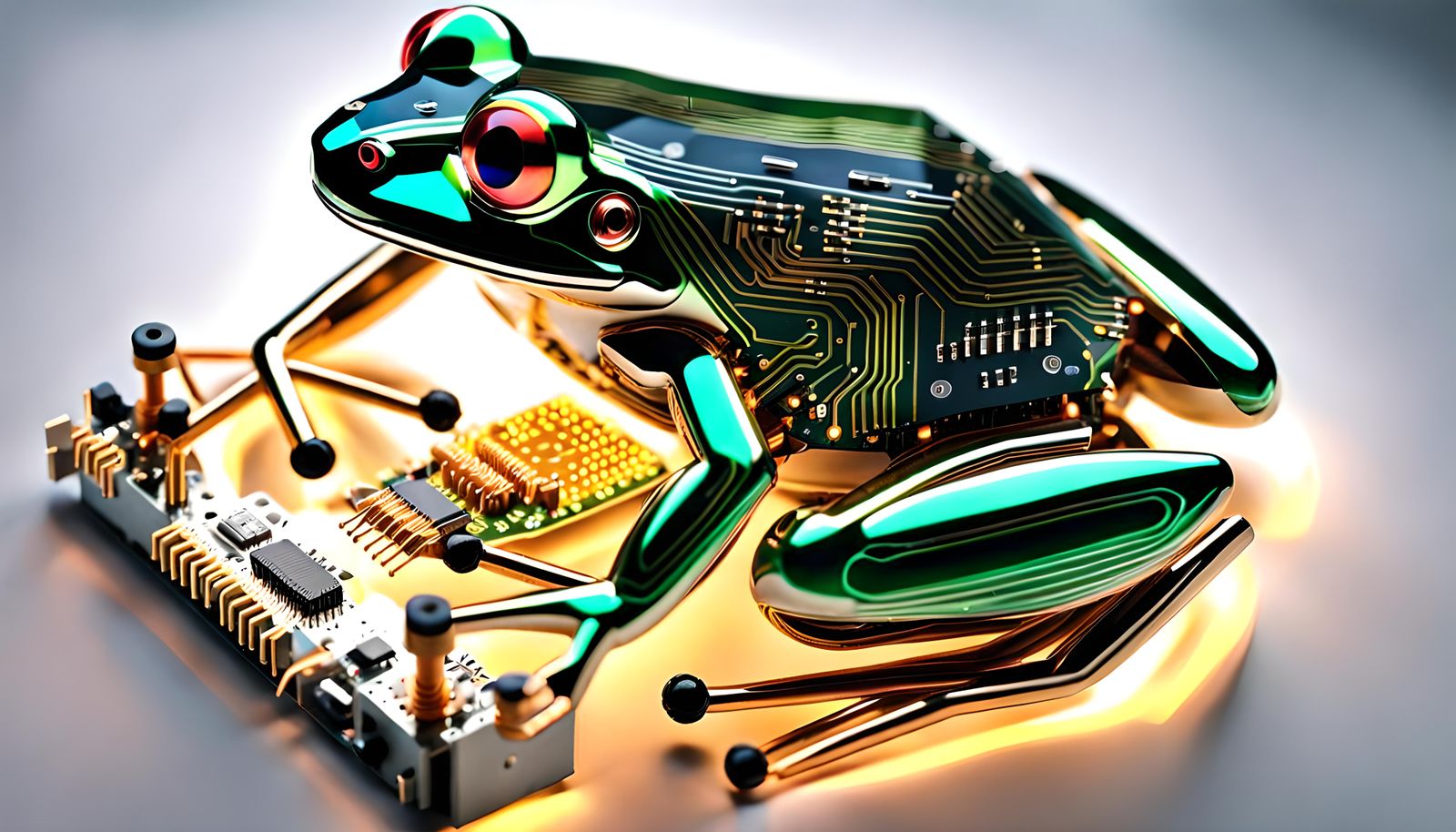 Electronic Circuit Frog: A Digital Fusion