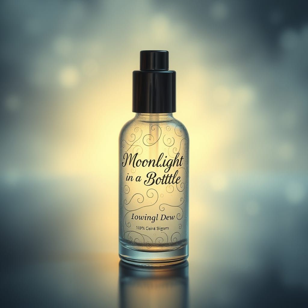 Celestial Serum in a Dreamy Glass Vial