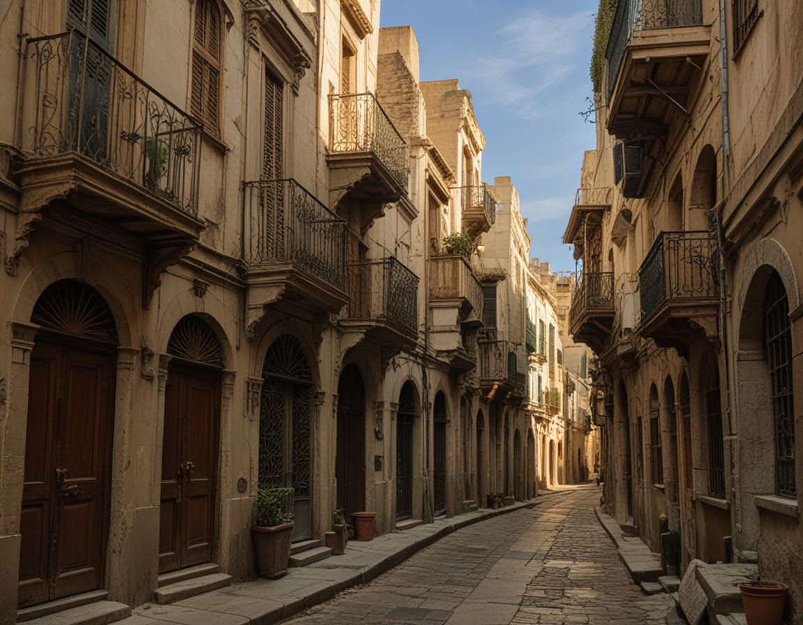 Aurélien Ottoman Cityscape with Phoenician Heritage