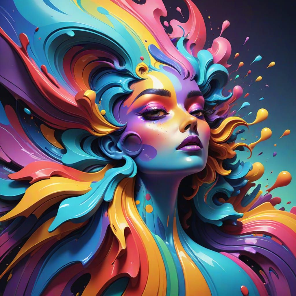 Rainbow Prismata: Vibrant Iridescent Display