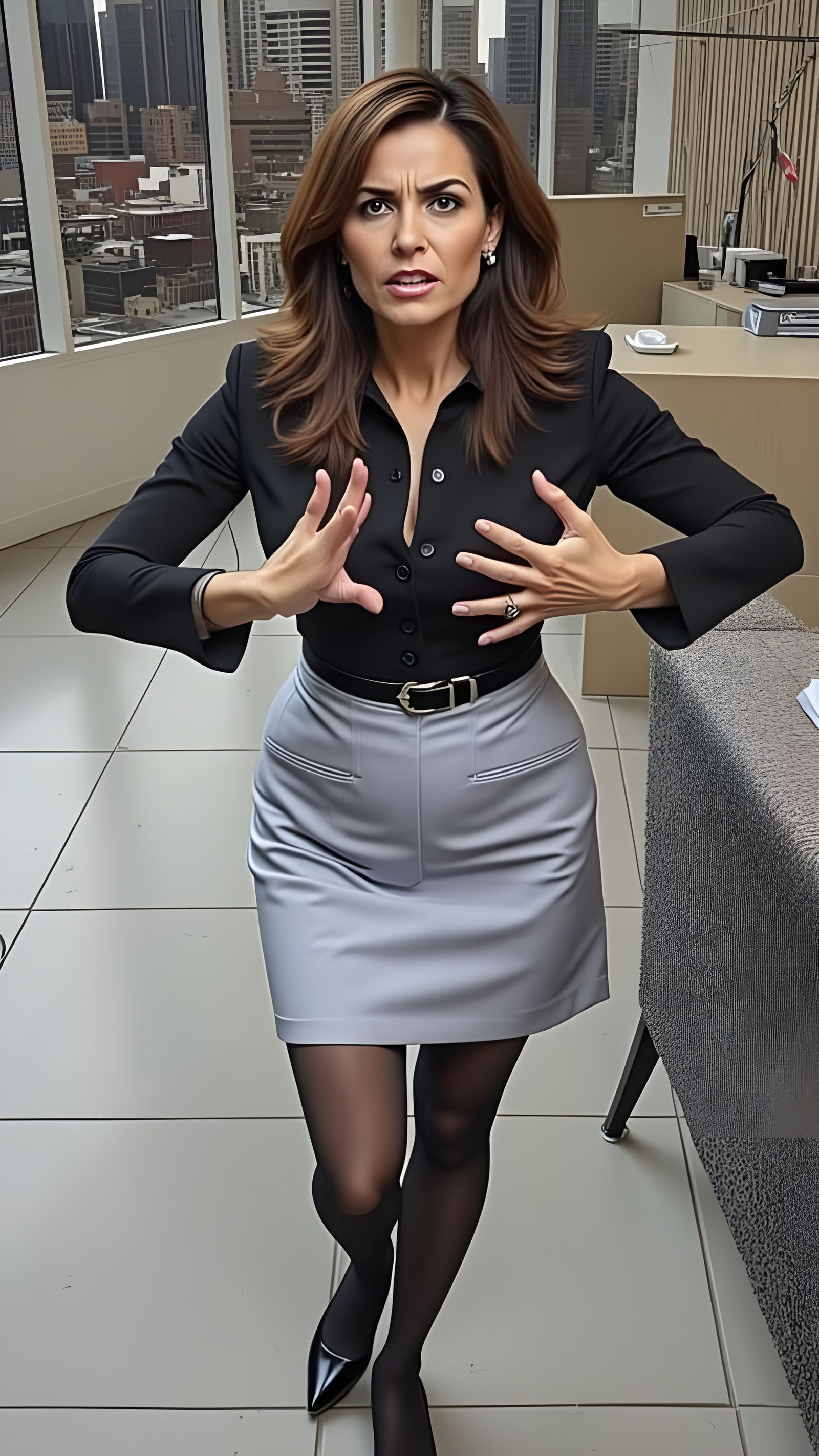 Woman in Disagreement