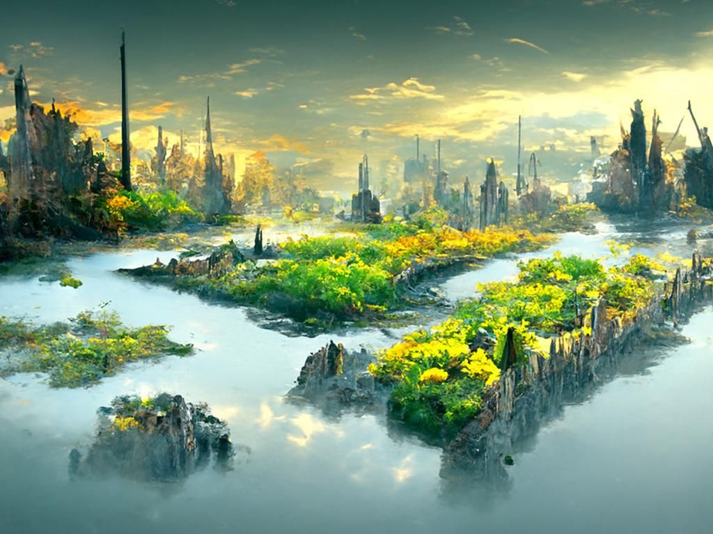 Post-Apocalyptic Spring Equinox: Overgrown Metropolis