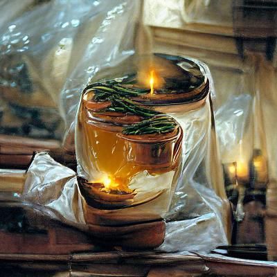 Candlelit Storytelling: A Gurney-Inspired Oil Painting