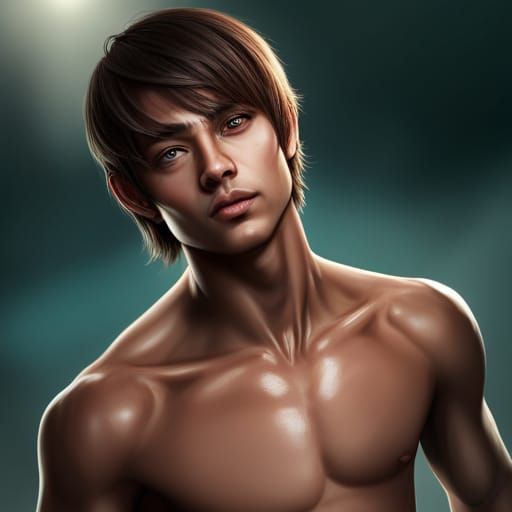 Filipino Young Man: Detailed Matte Painting in Unreal Engine