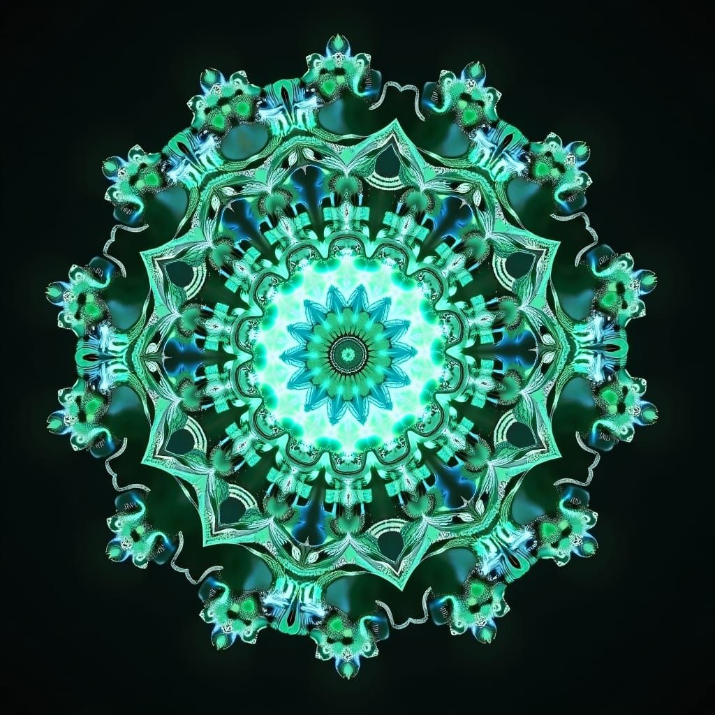 Psychedelic 3D Holographic Rorschach Test