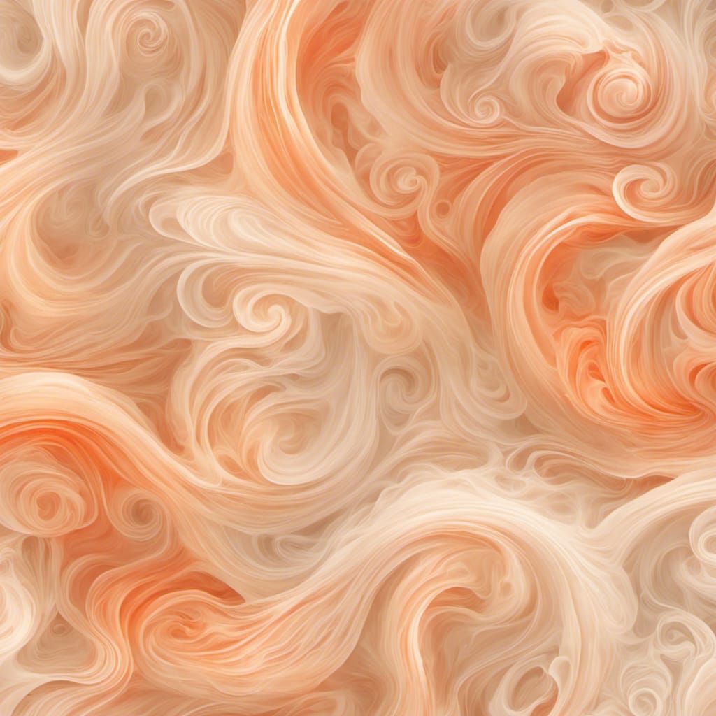 Dreamy Swirls in Soft Sunshine: Textured Design
