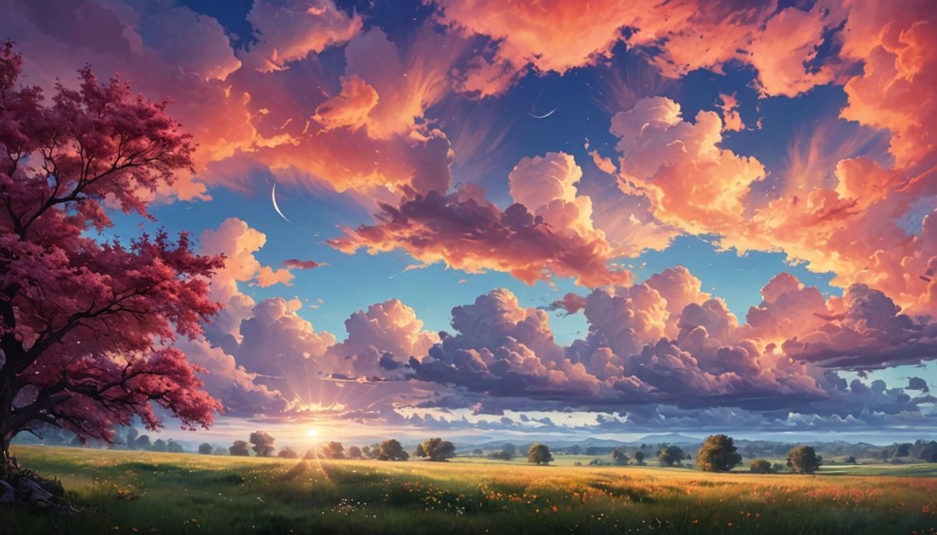 Beautiful Sky Image Generated by AI