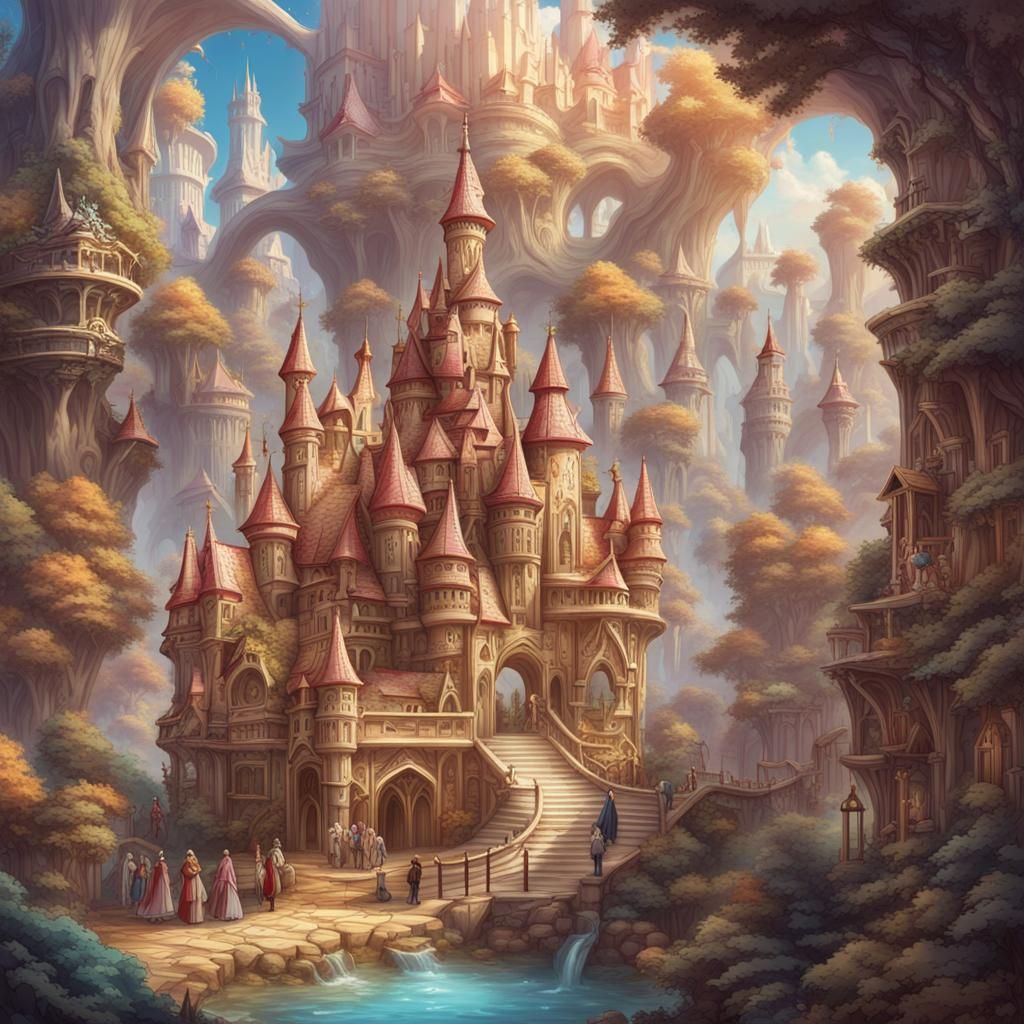 Enchanting Fantasy World Landscape