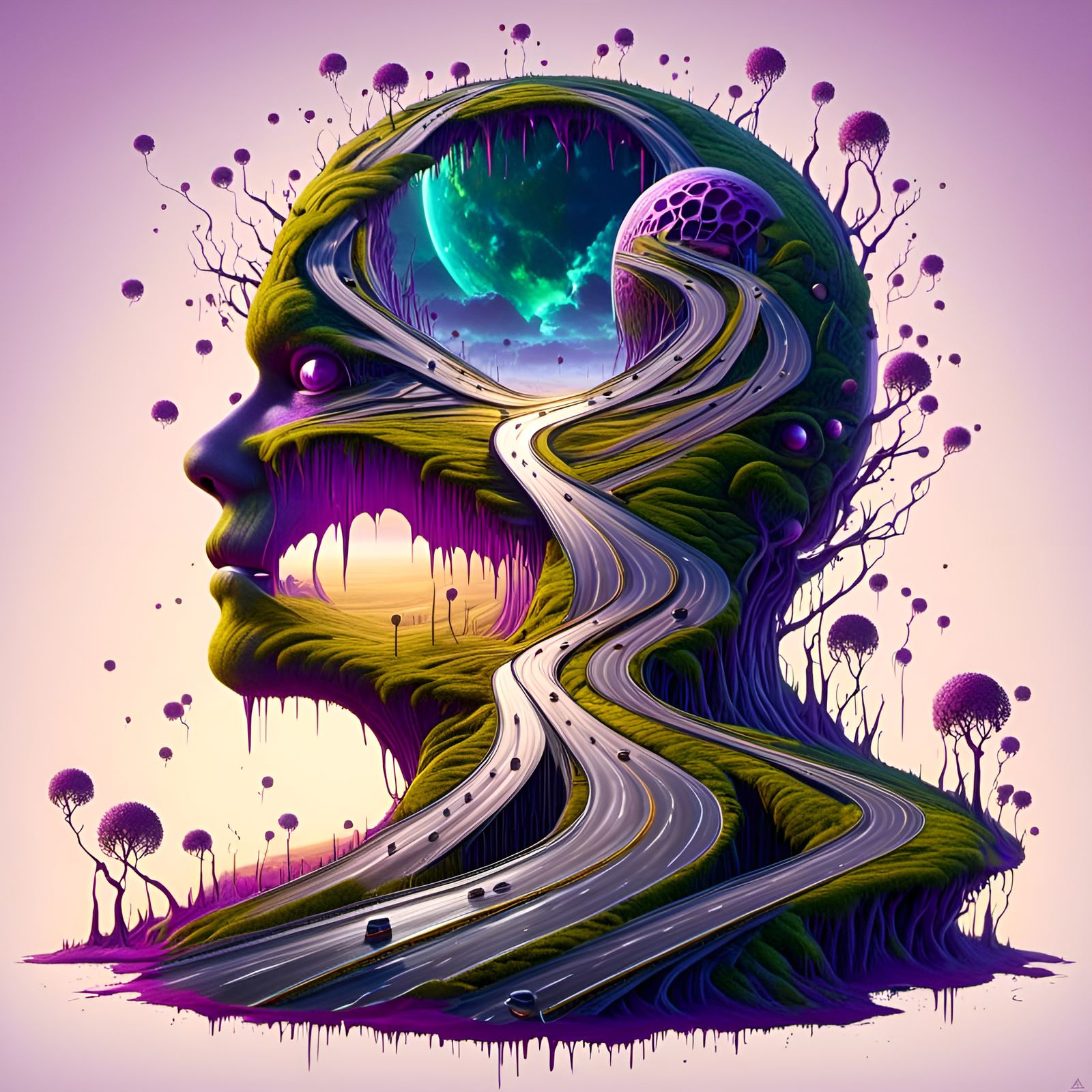 The journey to centre of the mind