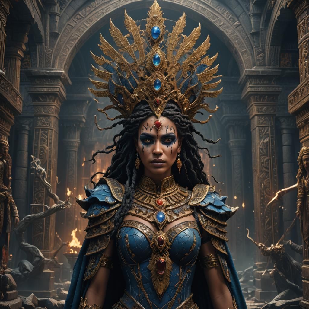 Queen of the Damned: Detailed Matte Painting