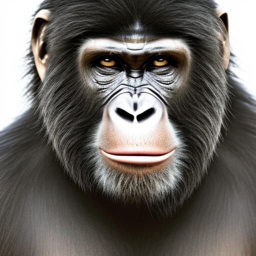 Detailed 4K Photo of a Superior Ape