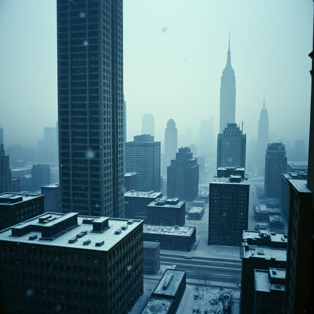 Cinematic Silence Falls on Ruined NYC Skyscrapers