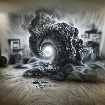 Abstract Energy Vortex with Dynamic Lighting
