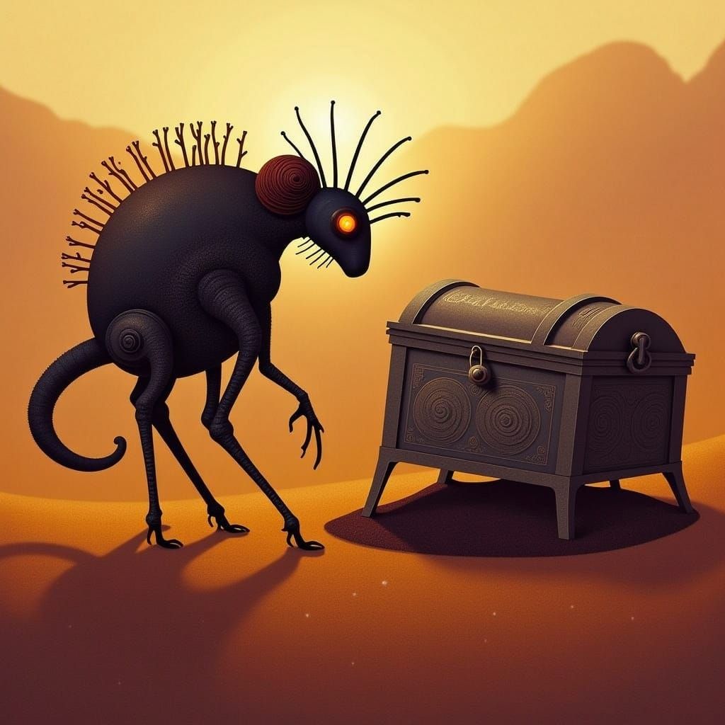 Robotic Scavenger Finds Alien Treasure Chest