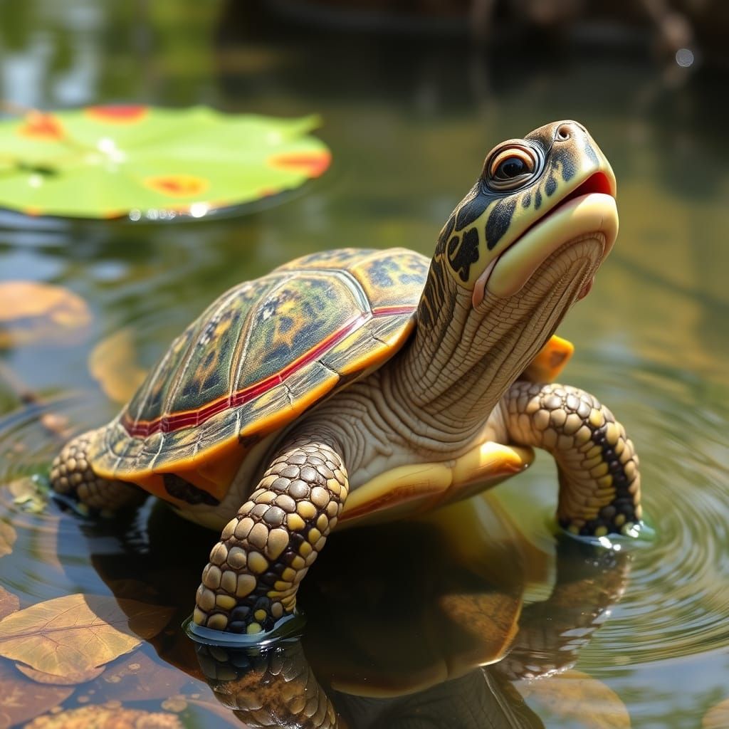 Singing Turtle Generated by AI