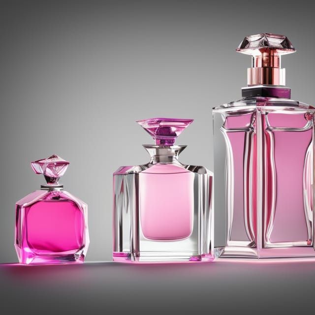 Premium Perfume Bottles in Ultra Detail