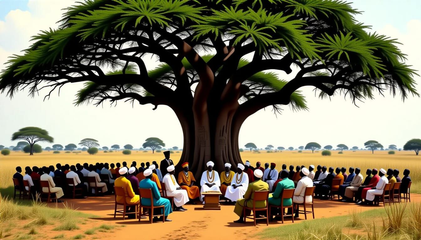 Kabaka Muteesa 1 Meets Egyptians in Uganda