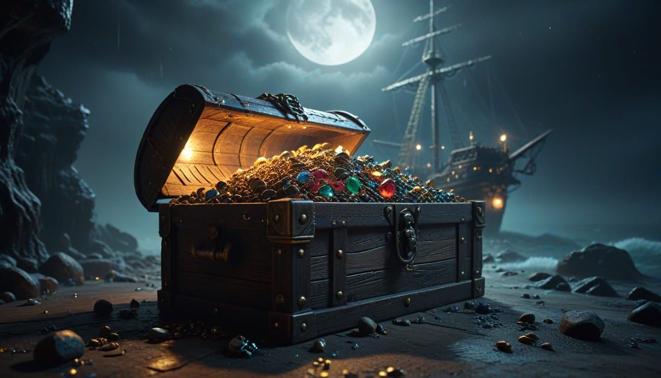 Epic Pirate Treasure Unveiled on a Mystical Ship