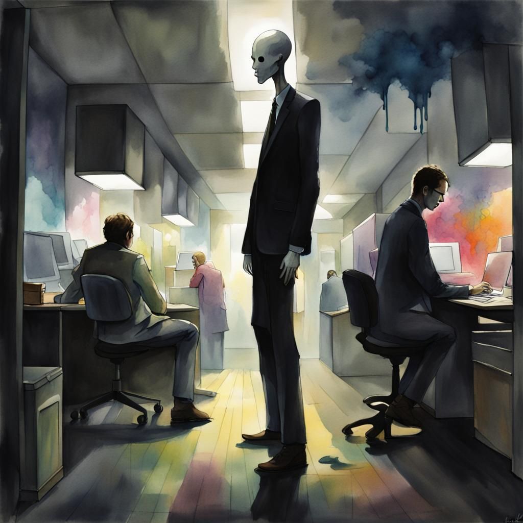 The Haunting of the Cubicles: Uncovering Slenderman's Office...