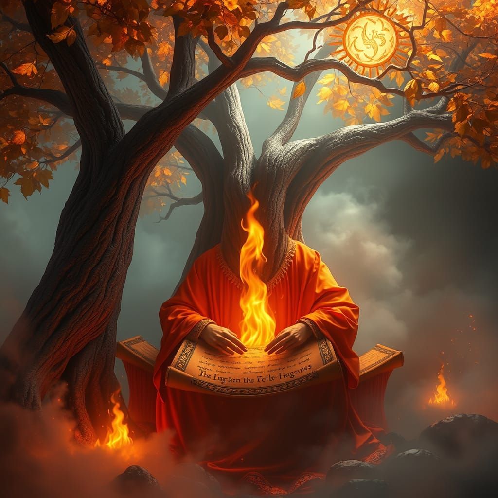 Ethereal Flame Entity Under Tree of Souls