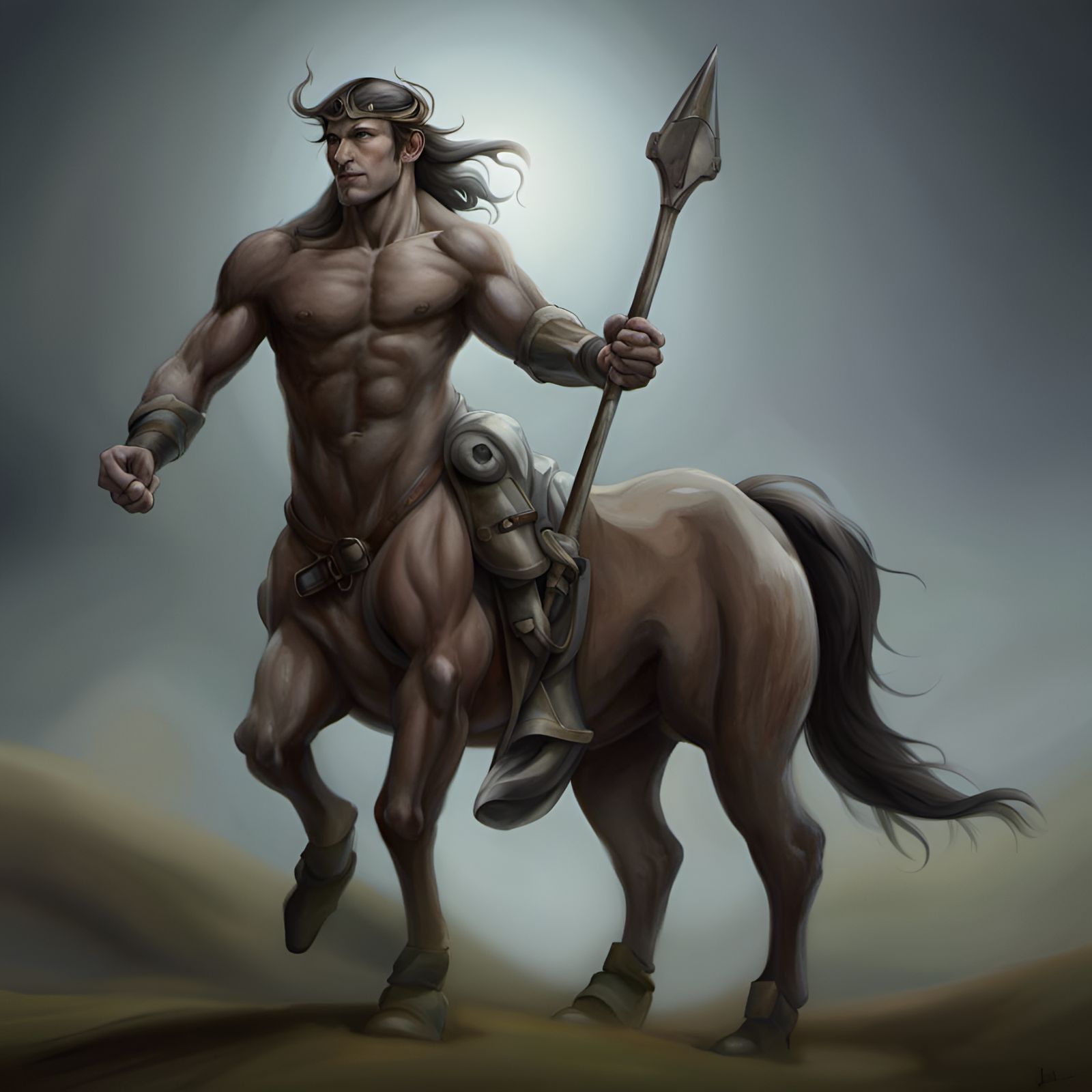 AI Generated Image of a Centaur
