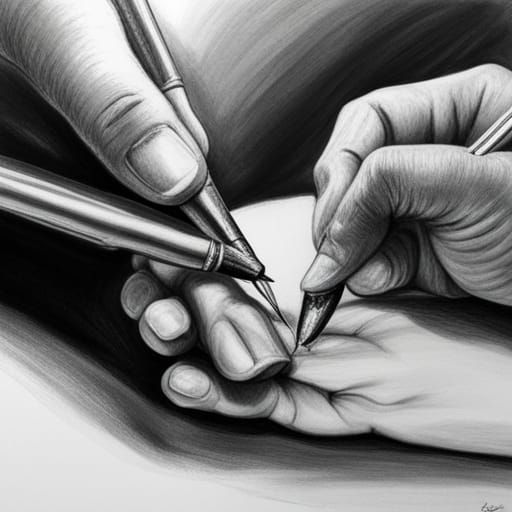 Detailed Charcoal Drawing: Good, Better, Best