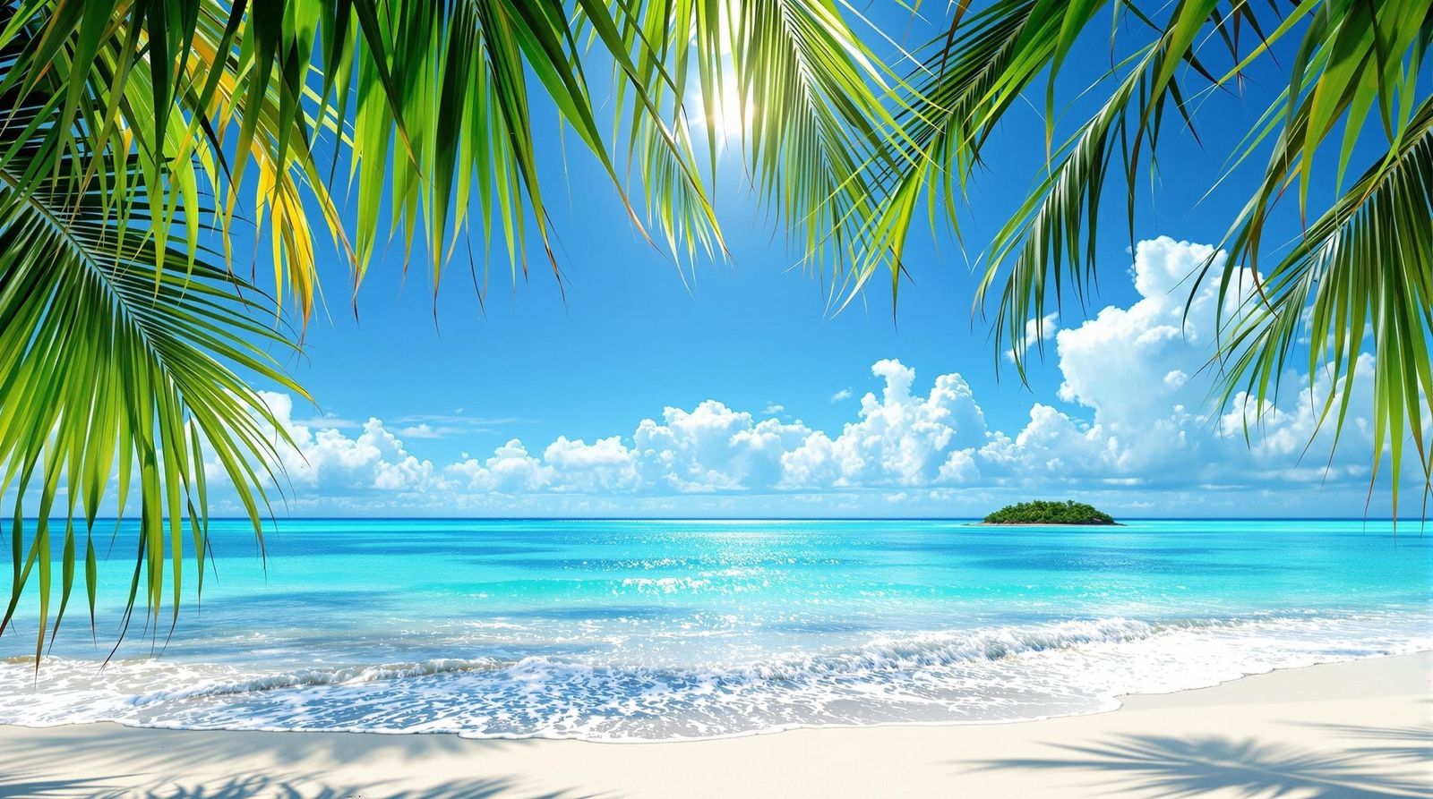 Tropical Beach Paradise: Hyperrealistic National Geographic ...