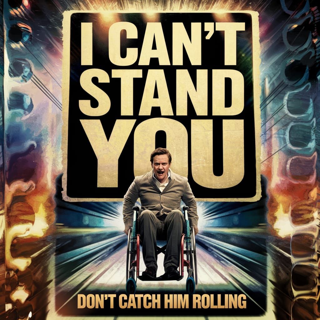 Movie Poster: I Can't Stand You, Cinematic Style