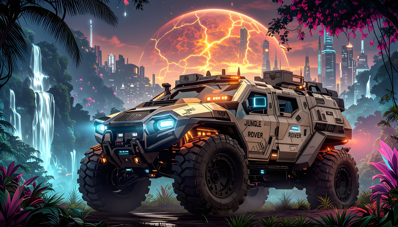 Jungle Rover Combines Tech and Alien Nature