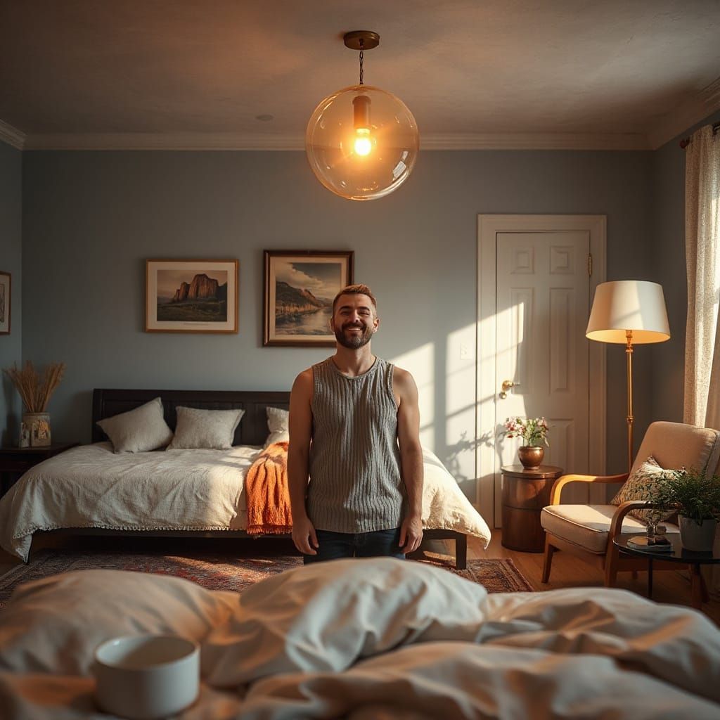 Star Trek Transporter Beam-Out Scene, Photorealistic