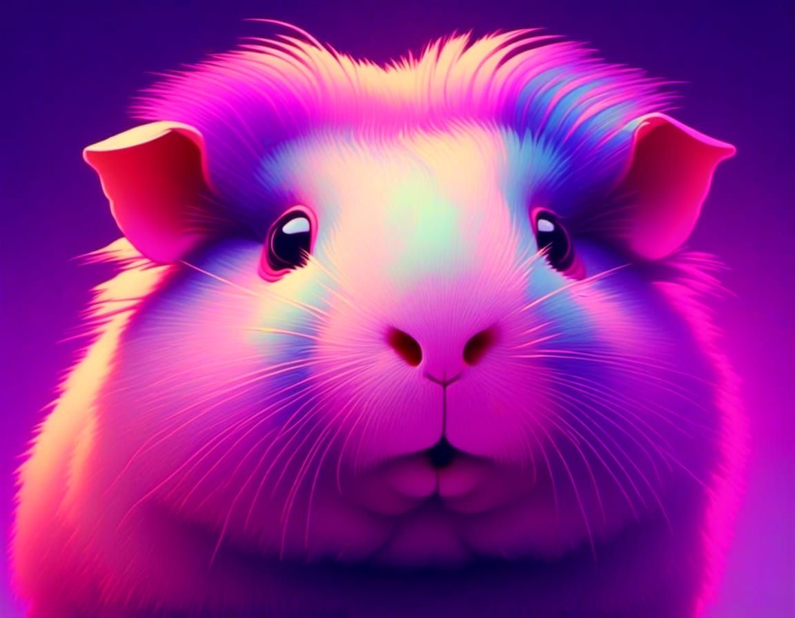 neon guinea pig