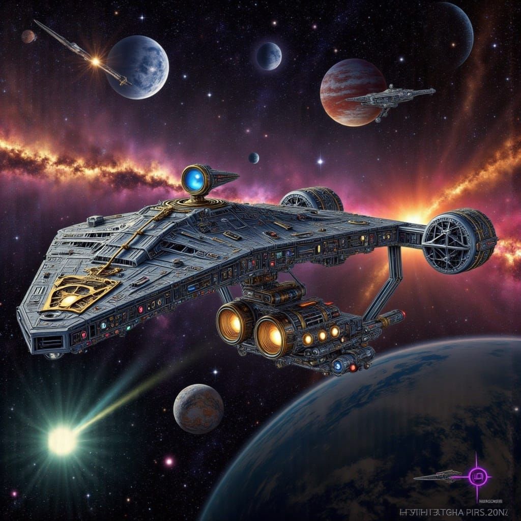Galactic Ark Ship Embarks on Cosmic Quest