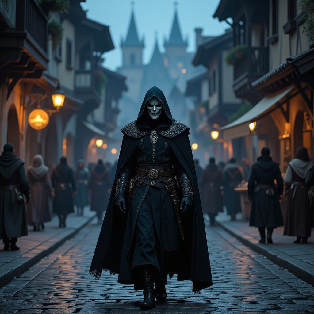 Vespero on the street of Verezzo