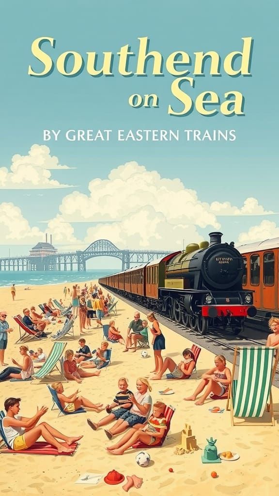 Southend-on-Sea by Great Eastern Trains: 1950s Style
