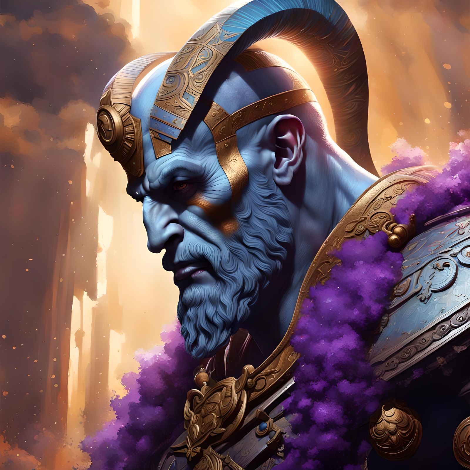 Kratos God of War: Dark Fantasy Concept Art