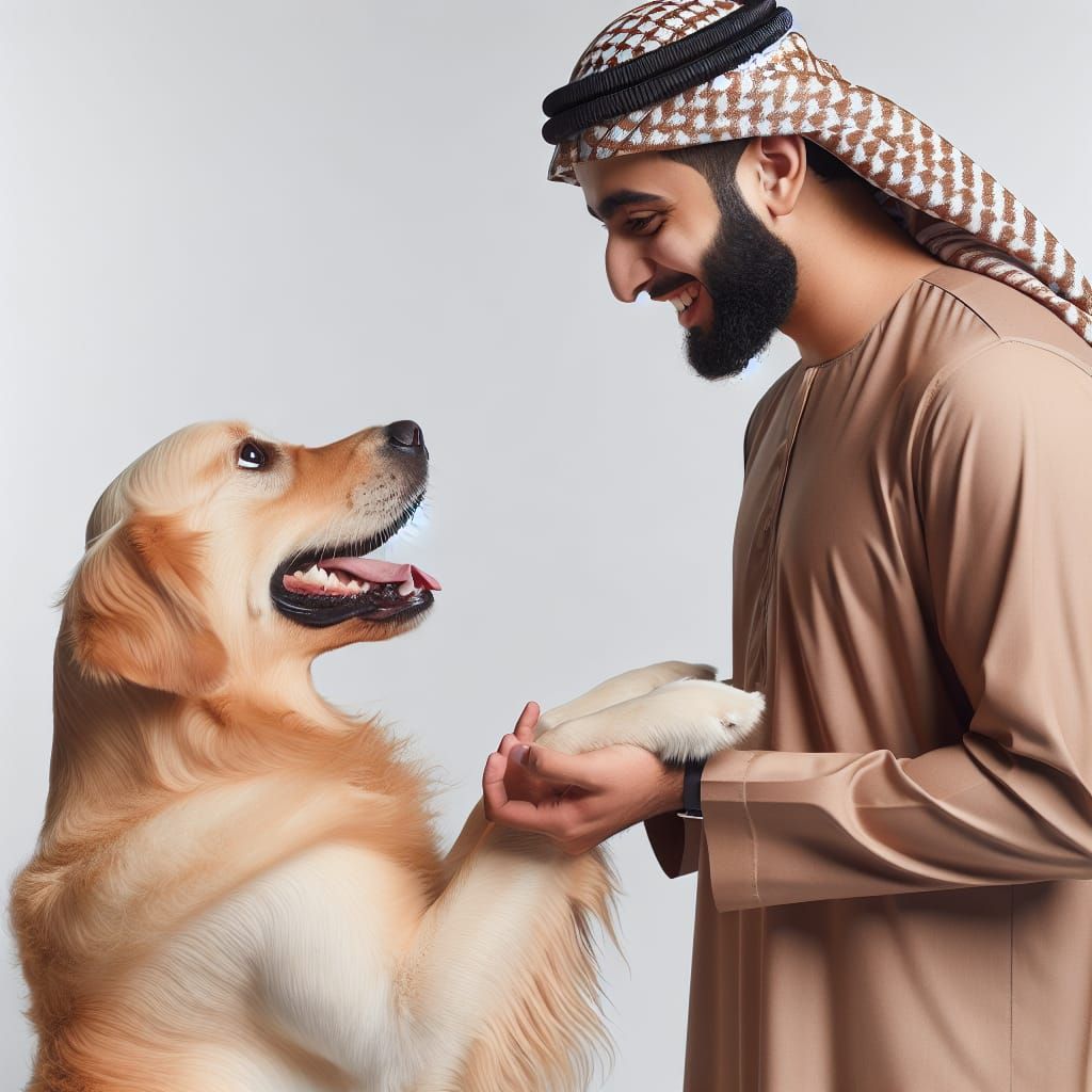 Man and Dog Share a Heartwarming Moment