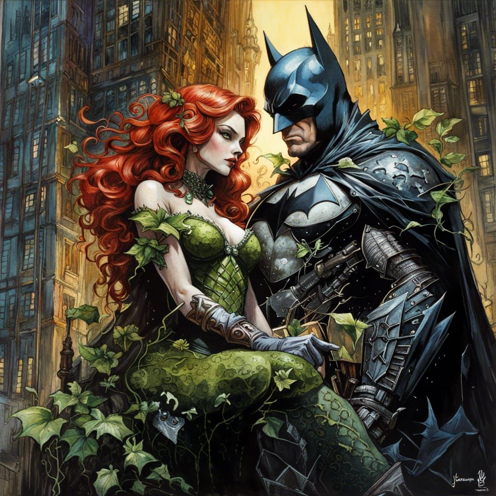 Batman and Poison Ivy: Dark Fantasy Masterpiece