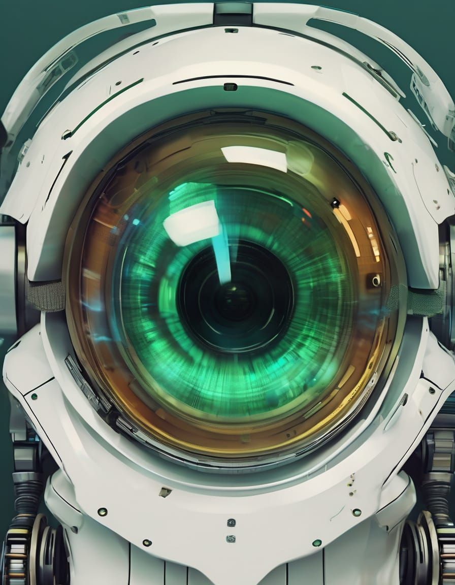 Stunning Robot Portrait in Photorealistic Style