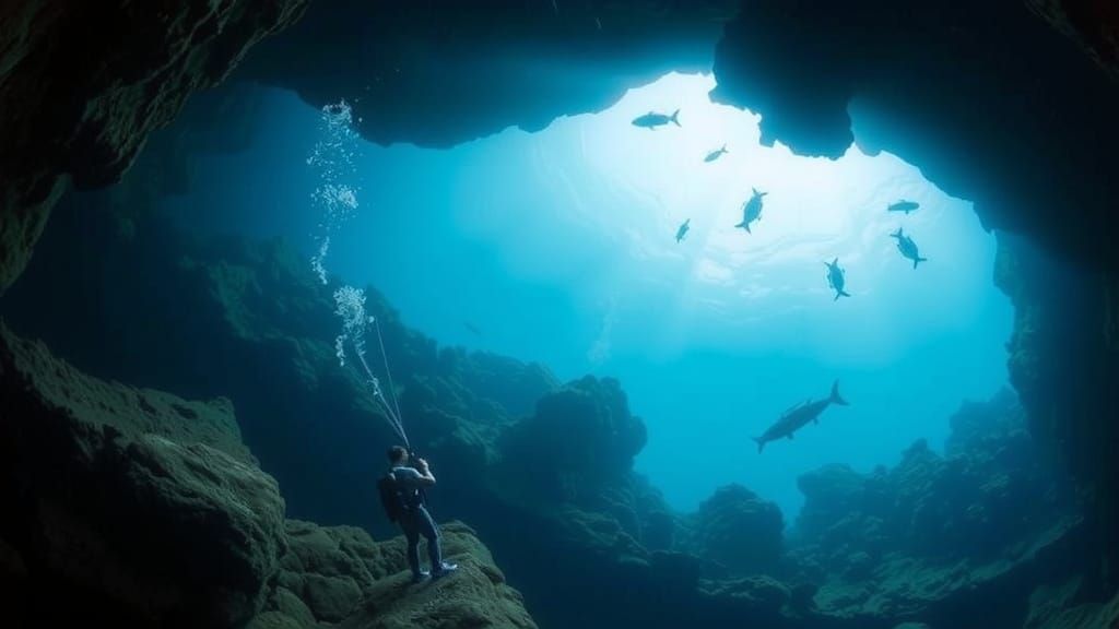 Underwater Explorer's Daily Life and Discoveries