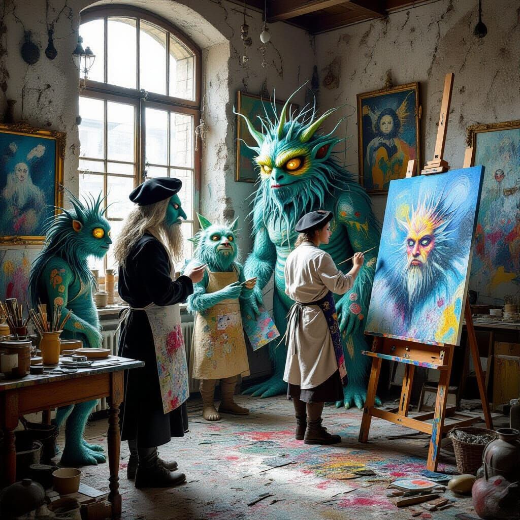 Surreal Creatures Help Artist: A Dark Surrealist Vision