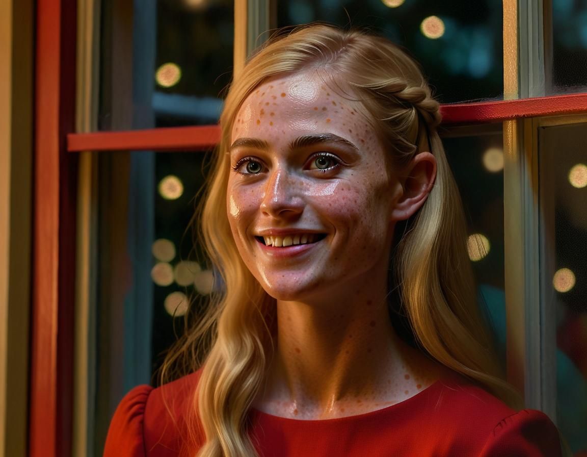 Ethereal Elf Portrait in Renaissance Style