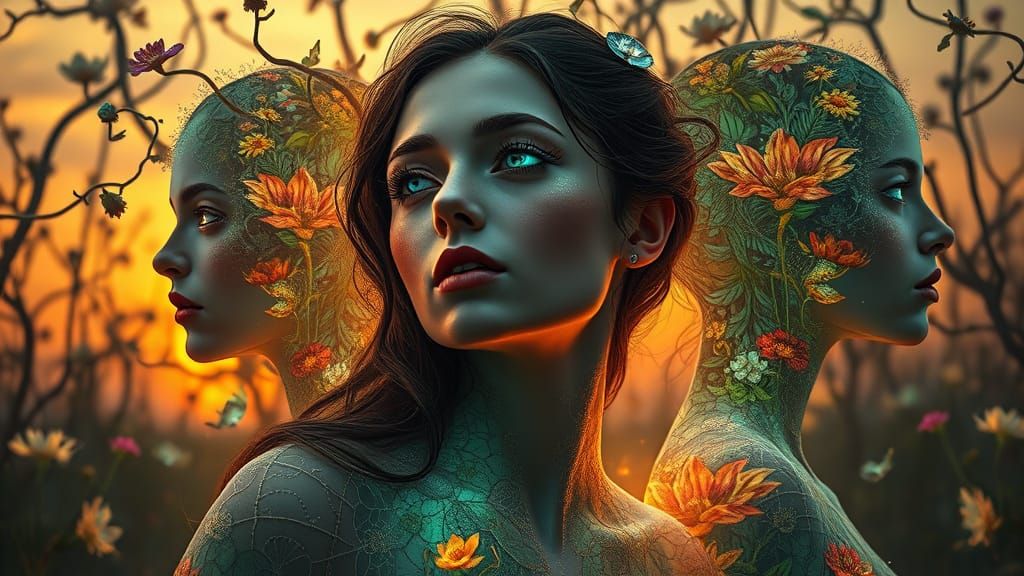 Dreamlike Labyrinthine Visions in Ethereal Beauty