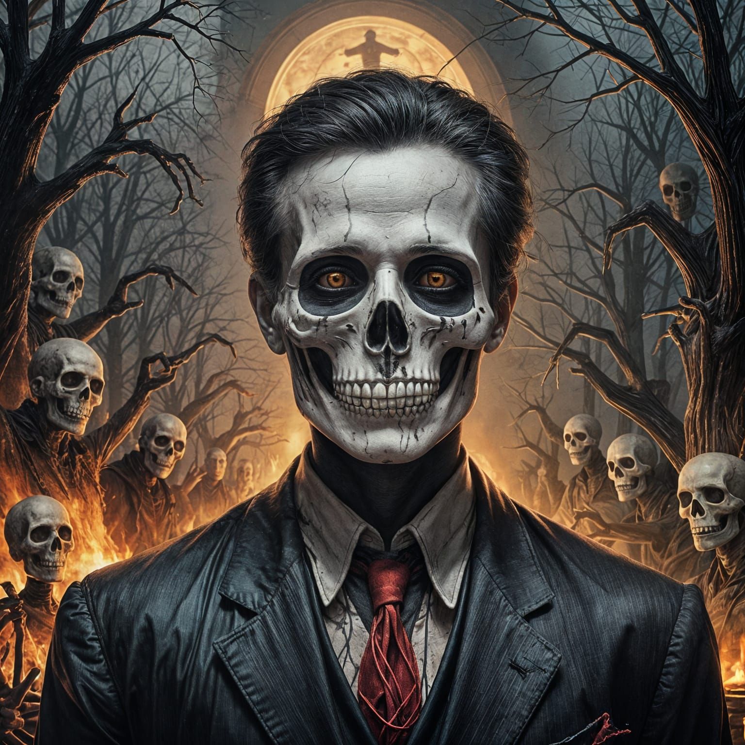 AI Interpretation of Macabre Concept