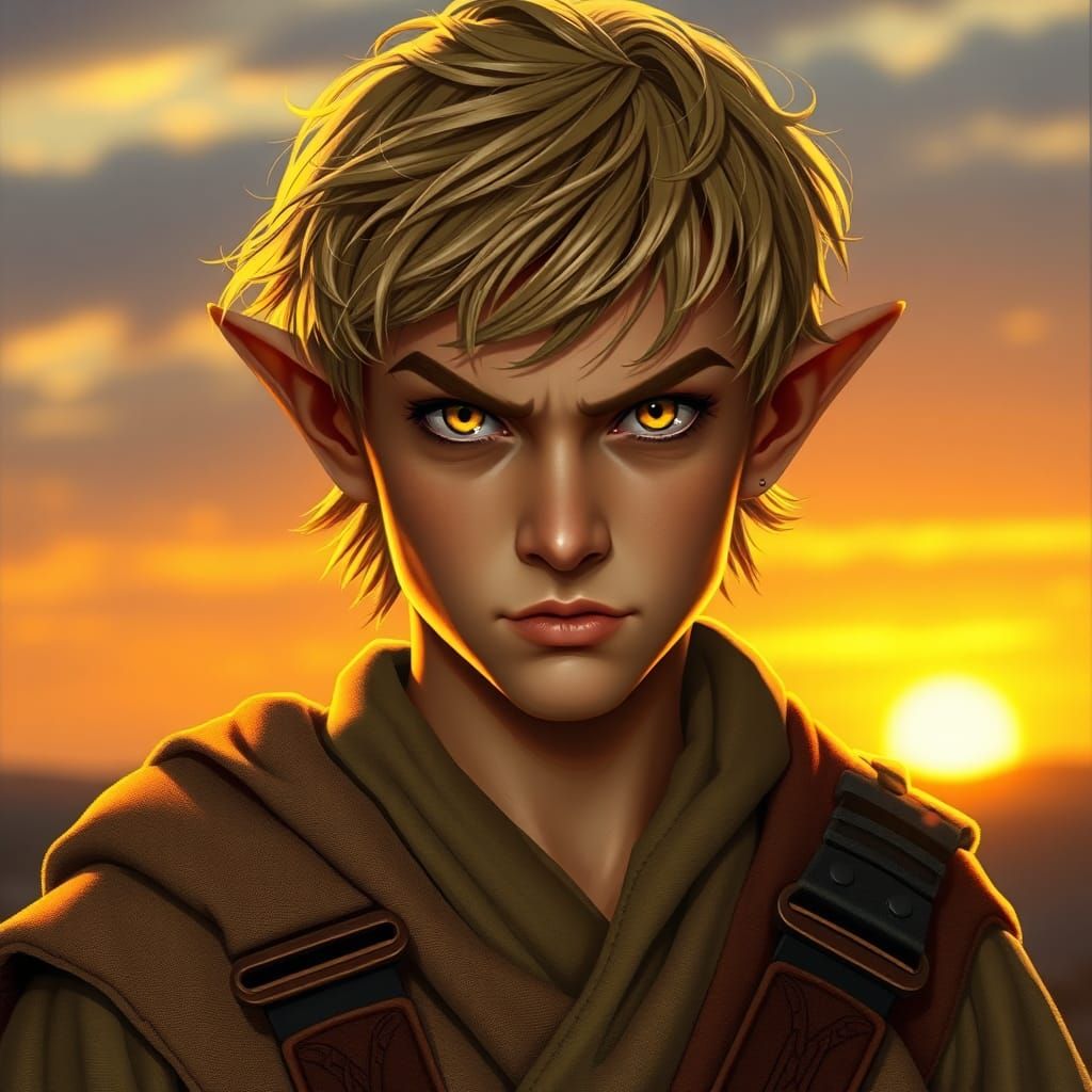 Jedi Warrior with Elven Features
