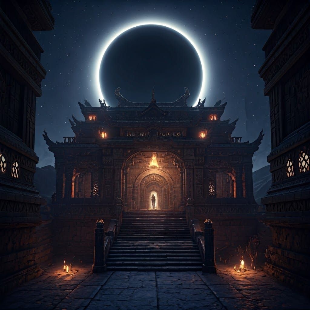 Twilight Eclipse World in Detailed 3D Render